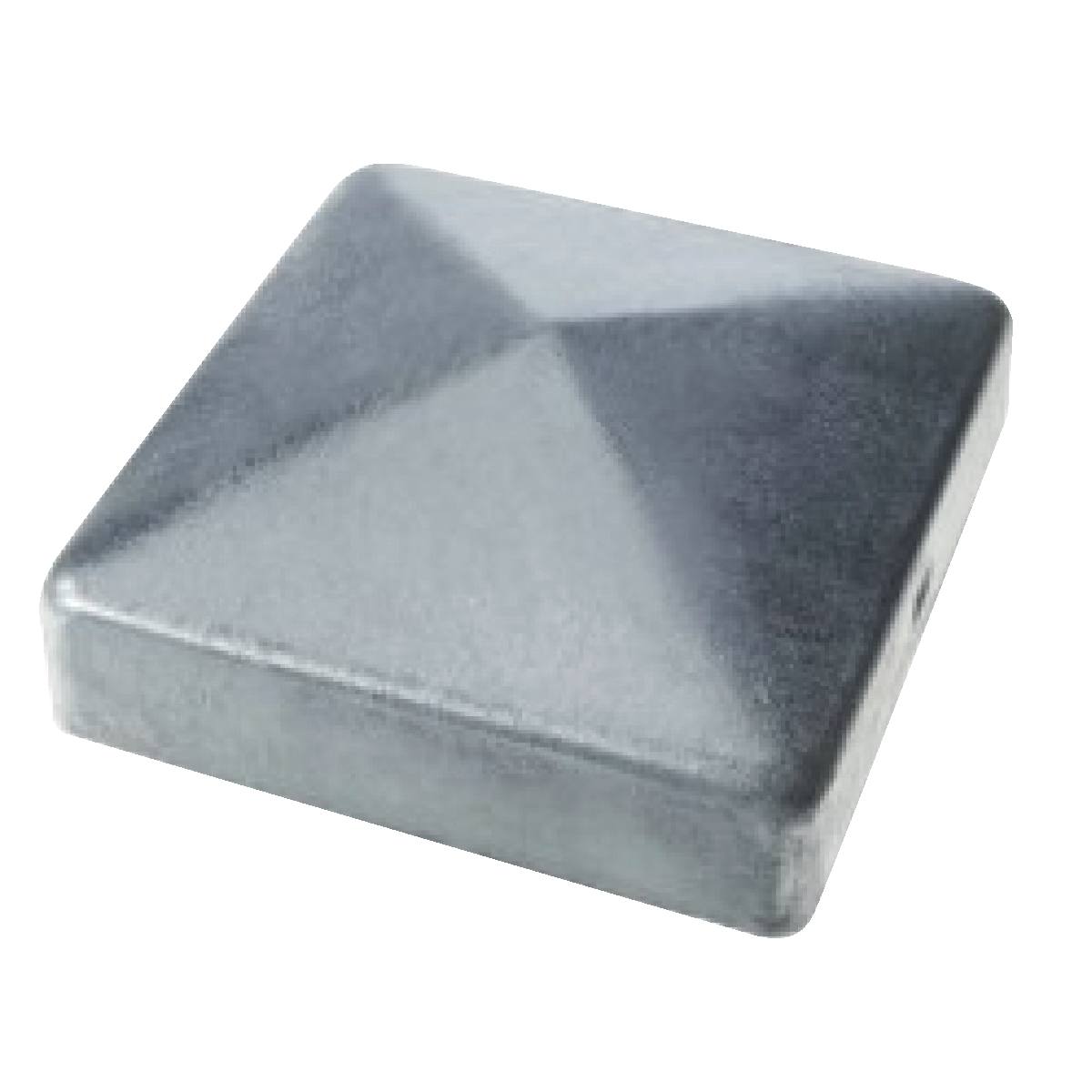 CHAPEAU PYRAMIDAL GALVA POUR POTEAU 70x70