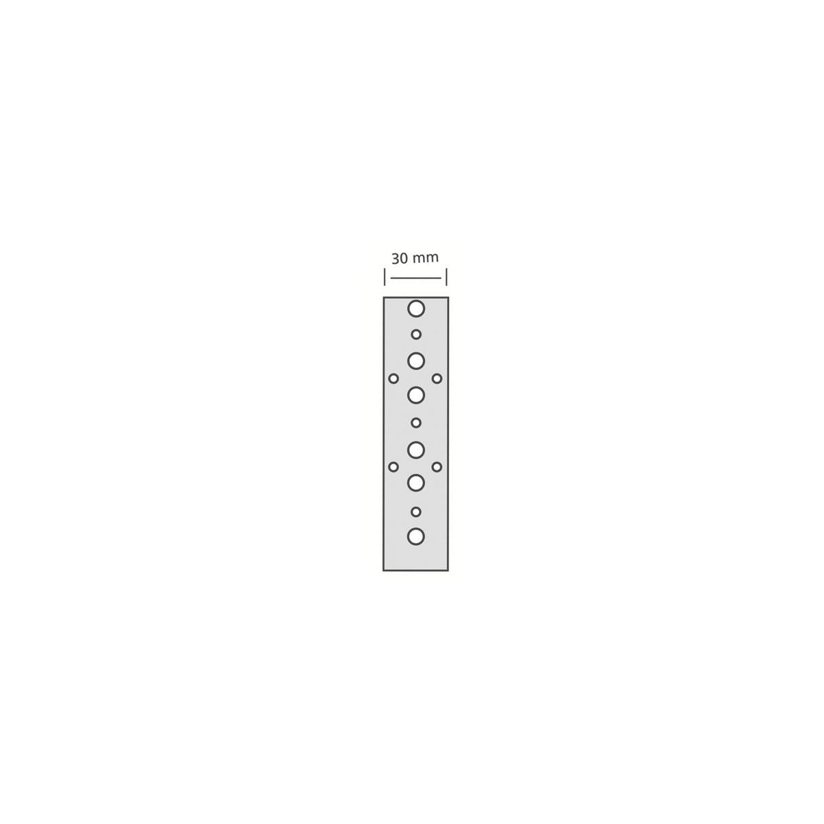 FEUILLARD PERFORÉ LG: 30MM