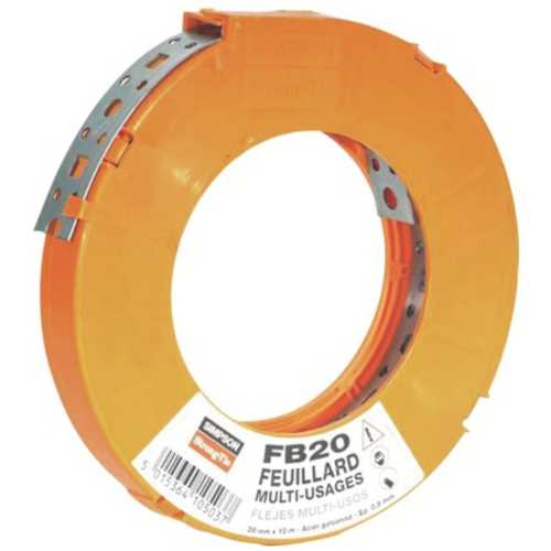 FEUILLARD PERFORÉ LG: 20MM