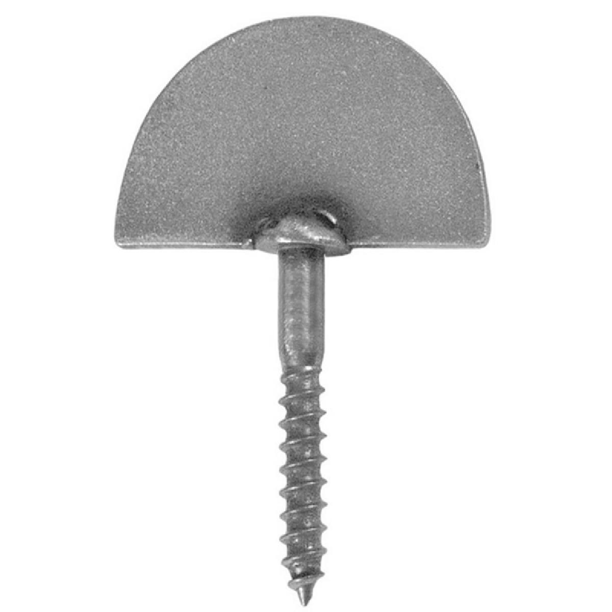 BUTÉE D'ESPAGNOLETTE DEMI-RONDE - INOX