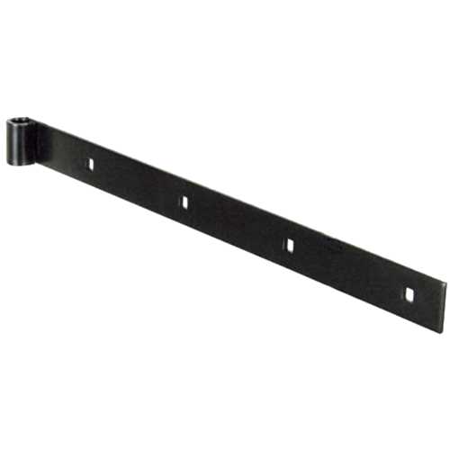 PENTURE DROITE - ACIER NOIR Ø14 X 400 MM