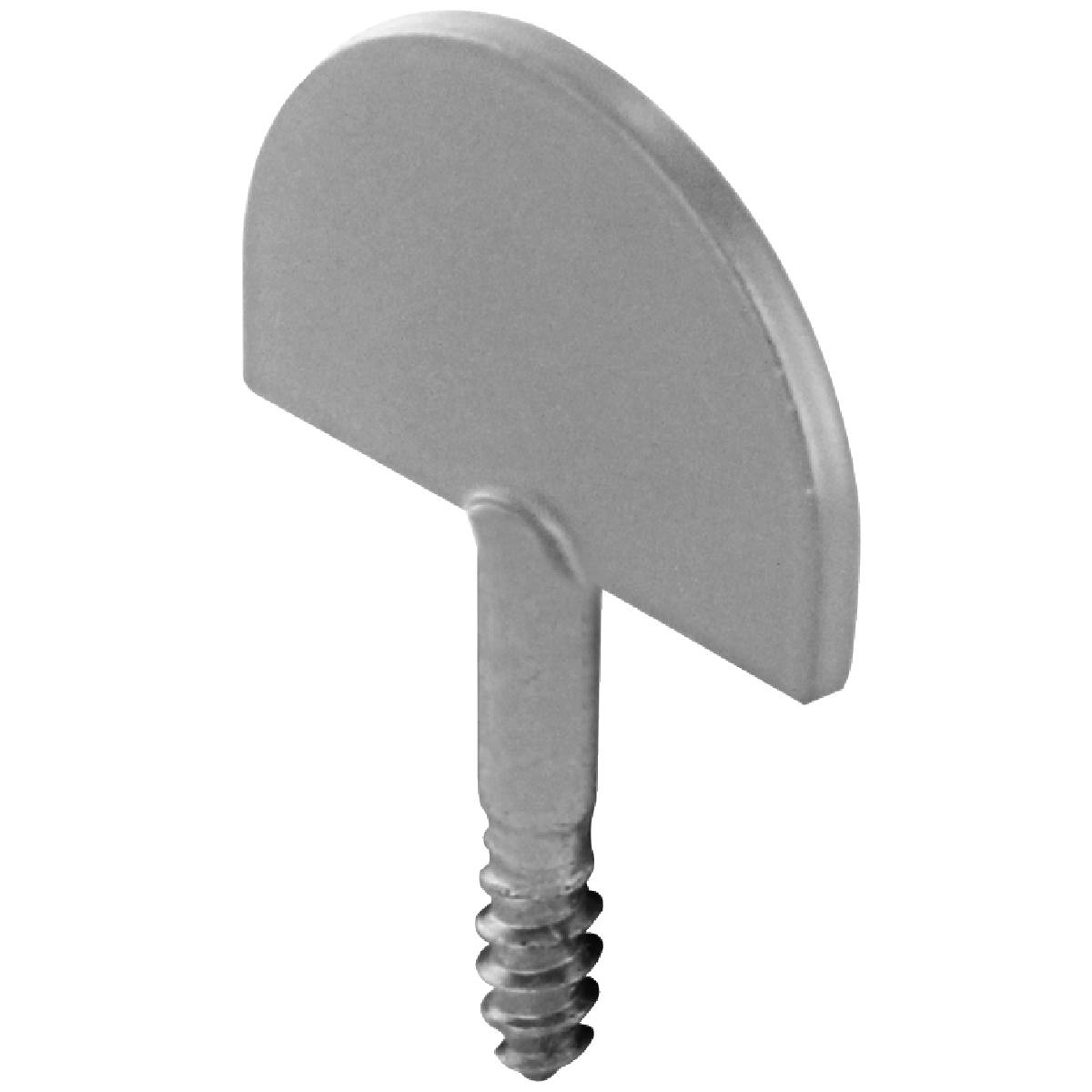 BUTÉE D'ESPAGNOLETTE DEMI-RONDE - ACIER ZINGUÉ