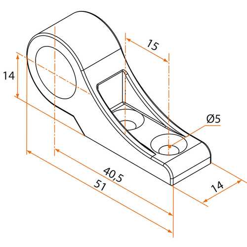 COLLIER POUR ESPAGNOLETTE ALLIANCE COMPOSITE BLANC