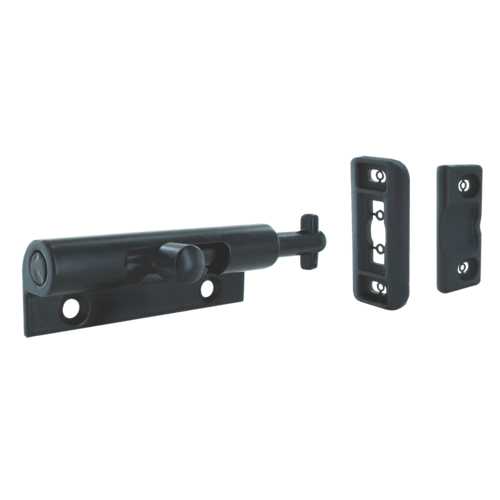 VERROU TORPILLE NOIR POUR VOLET COULISSANT