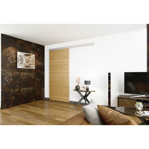KIT POUR PORTE COULISSANTE SAF-ÉVOLUTION 10-80 KG RAIL 3M + AMORTISSEUR 81-120KG