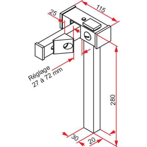 ARRÊT À BASCULE AUTOMATIQUE - HORIZONTAL