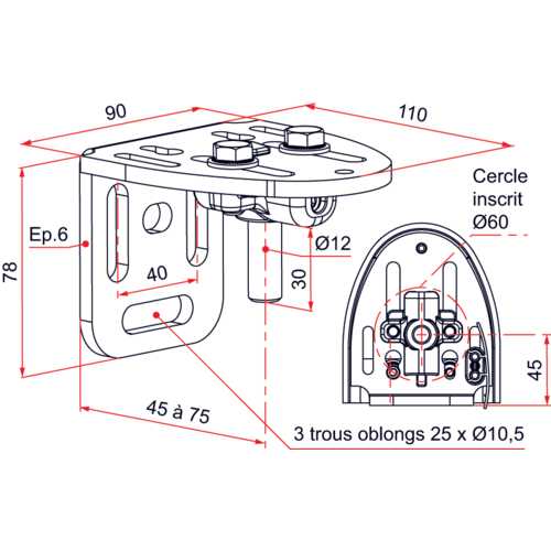 GOND ACIER ZINGUÉ Ø12 L.90 PLATIMIUM