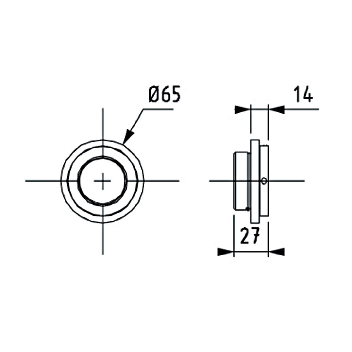 PLATINE DE FIXATION À SOUDER
