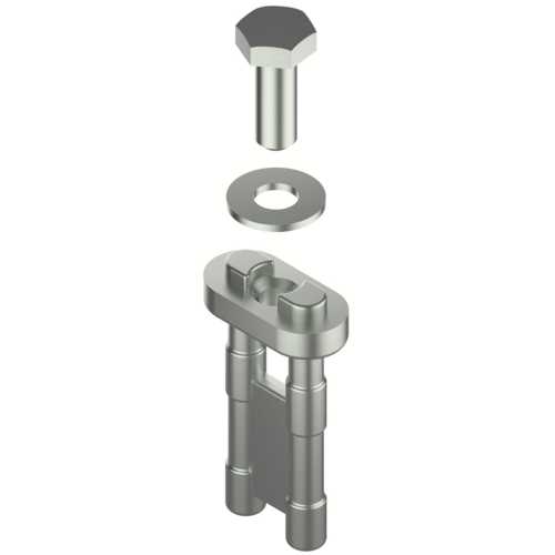 PACK 2 CLIPS DE FIXATION POUR PROFILS DE MASQUAGE PLATIMIUM
