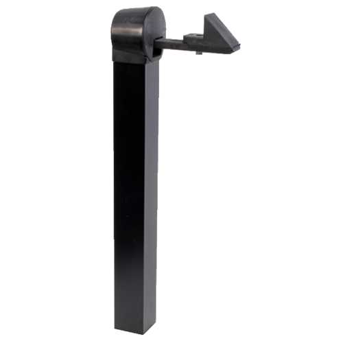 ARRÊT DE PORTAIL ARREMATIC AVEC TUBE NOIR 9005