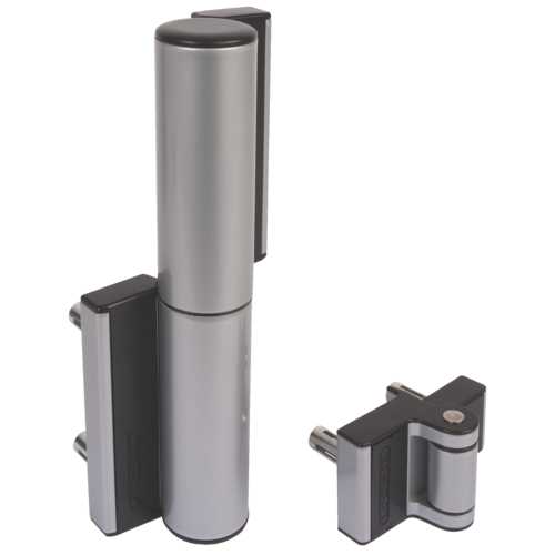 FERME-PORTAIL HYDRAULIQUE TIGER ET CHARNIÈRE PUMA ARGENT POUR VANTAIL 75 KG