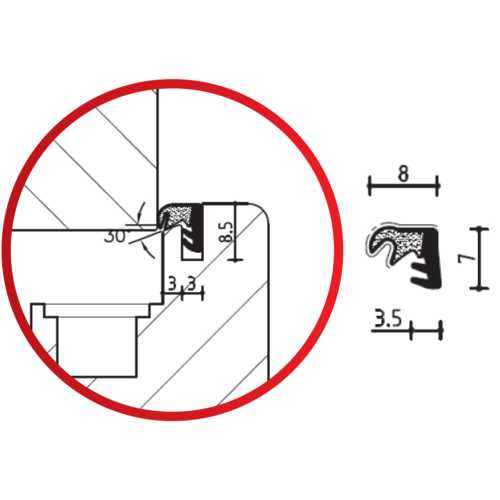 JOINT SP333F POUR OUVRANT