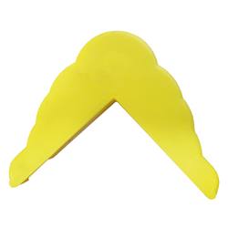 Embout pour protection angle de mur coloris jaune ou gris