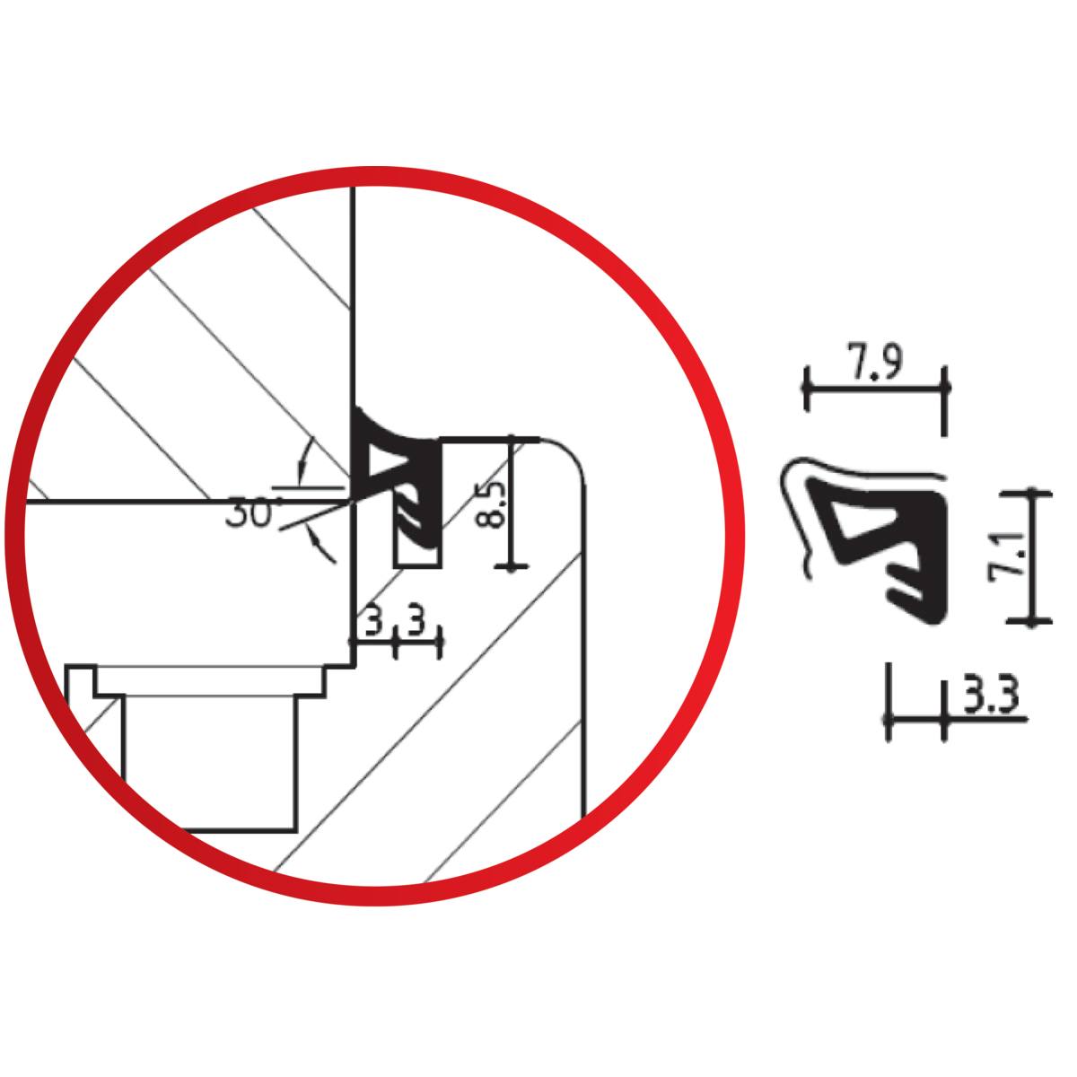 JOINT S9710F2 POUR OUVRANT