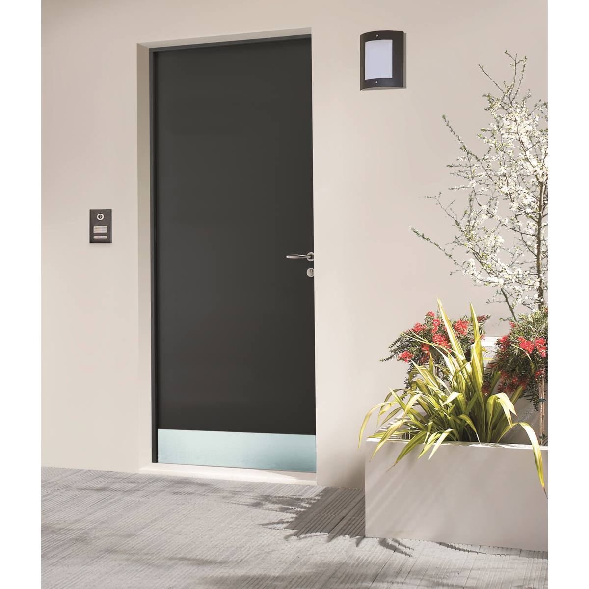 PLINTHE DE PORTE INOX 930 x 250