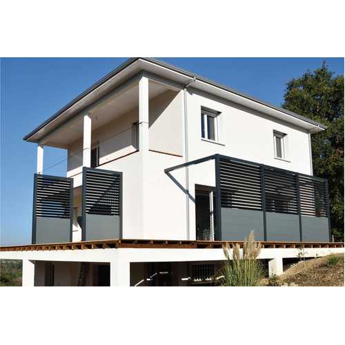 KIT POUR 5 LAMES ORIENTABLES ALU 18 MM TYPE BRISE-SOLEIL