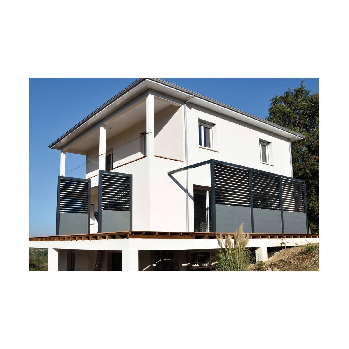 KIT POUR 5 LAMES ORIENTABLES ALU 18 MM TYPE BRISE-SOLEIL