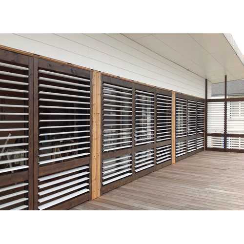 KIT POUR 5 LAMES ORIENTABLES ALU 18 MM TYPE BRISE-SOLEIL