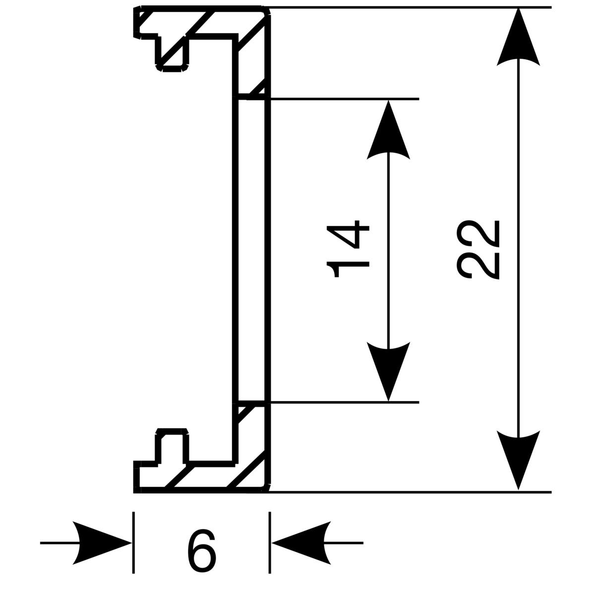 GRILLE INTÉRIEURE À GLISSIÈRE 485 - 15 M3/H - NOIR 9005