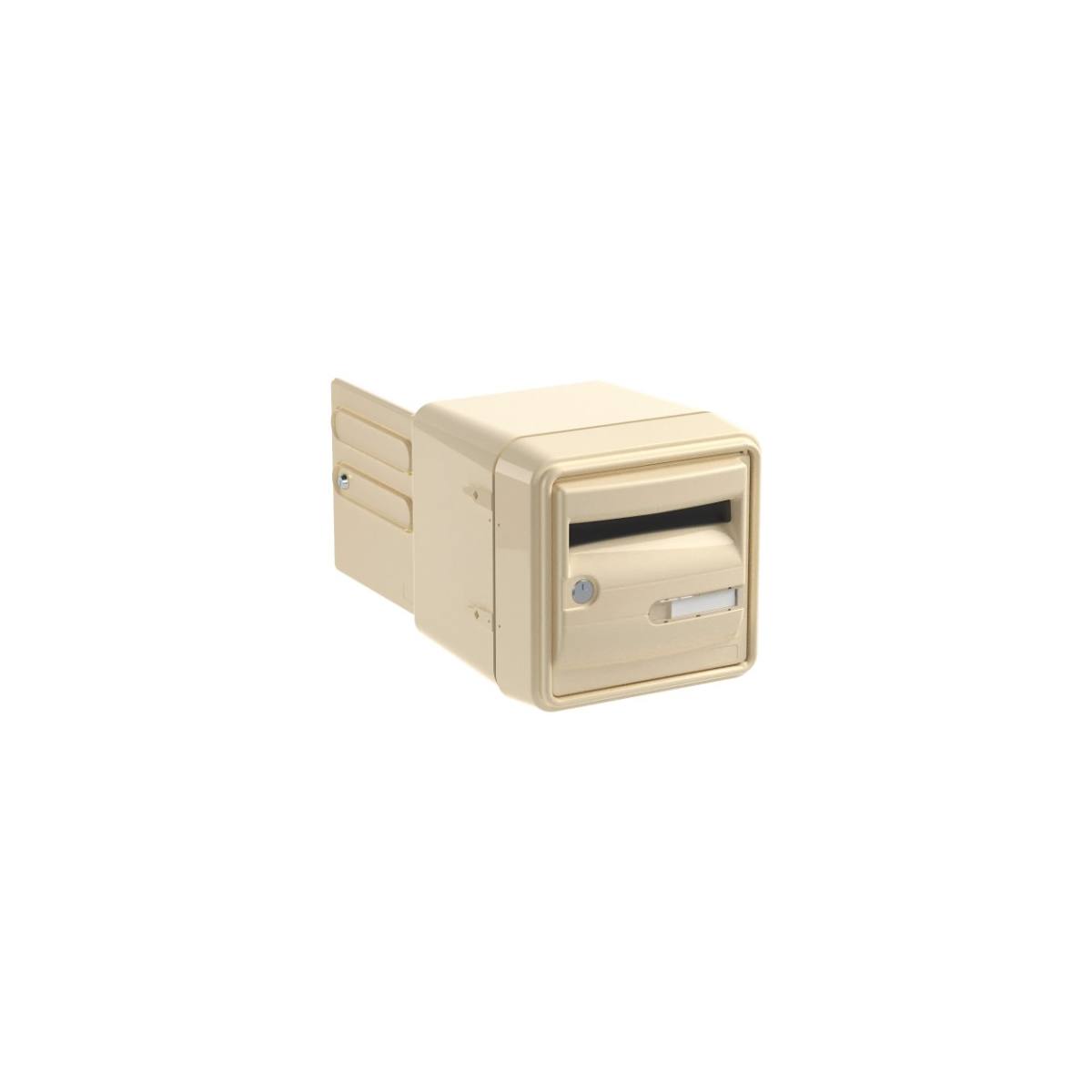 BOÎTE AUX LETTRES DOUBLE FACE B46 CORAIL - BEIGE