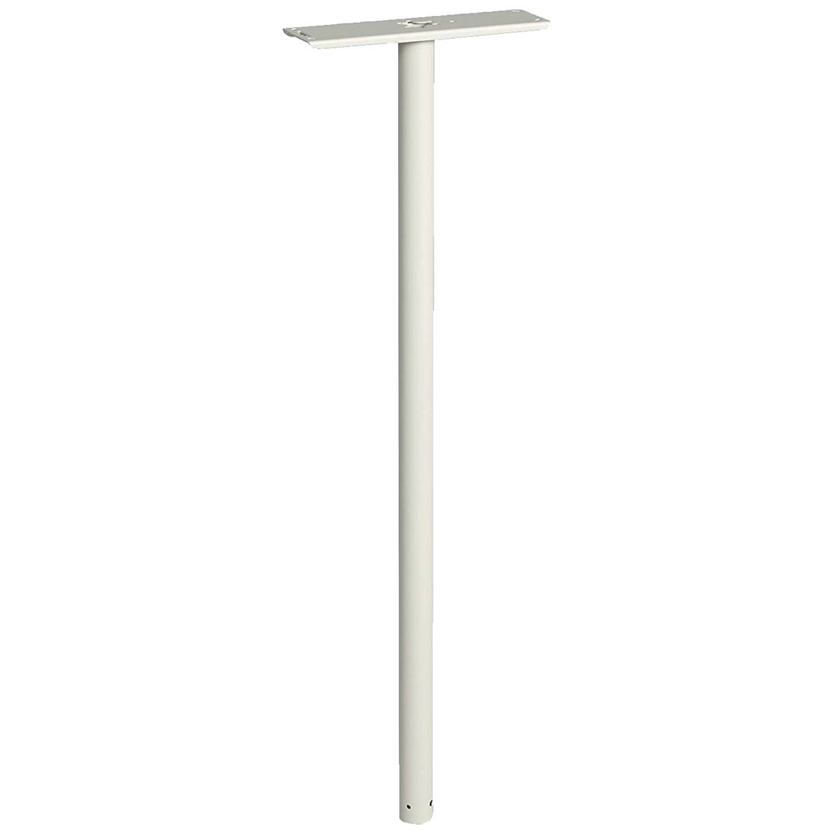 PIQUET ACIER BLANC POUR BOÎTE AUX LETTRES