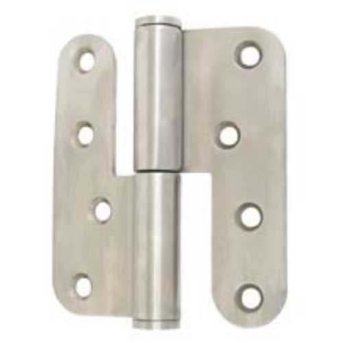 PAUMELLE COMPLÈTE INOX 304 BOUT ROND GAUCHE 100x88