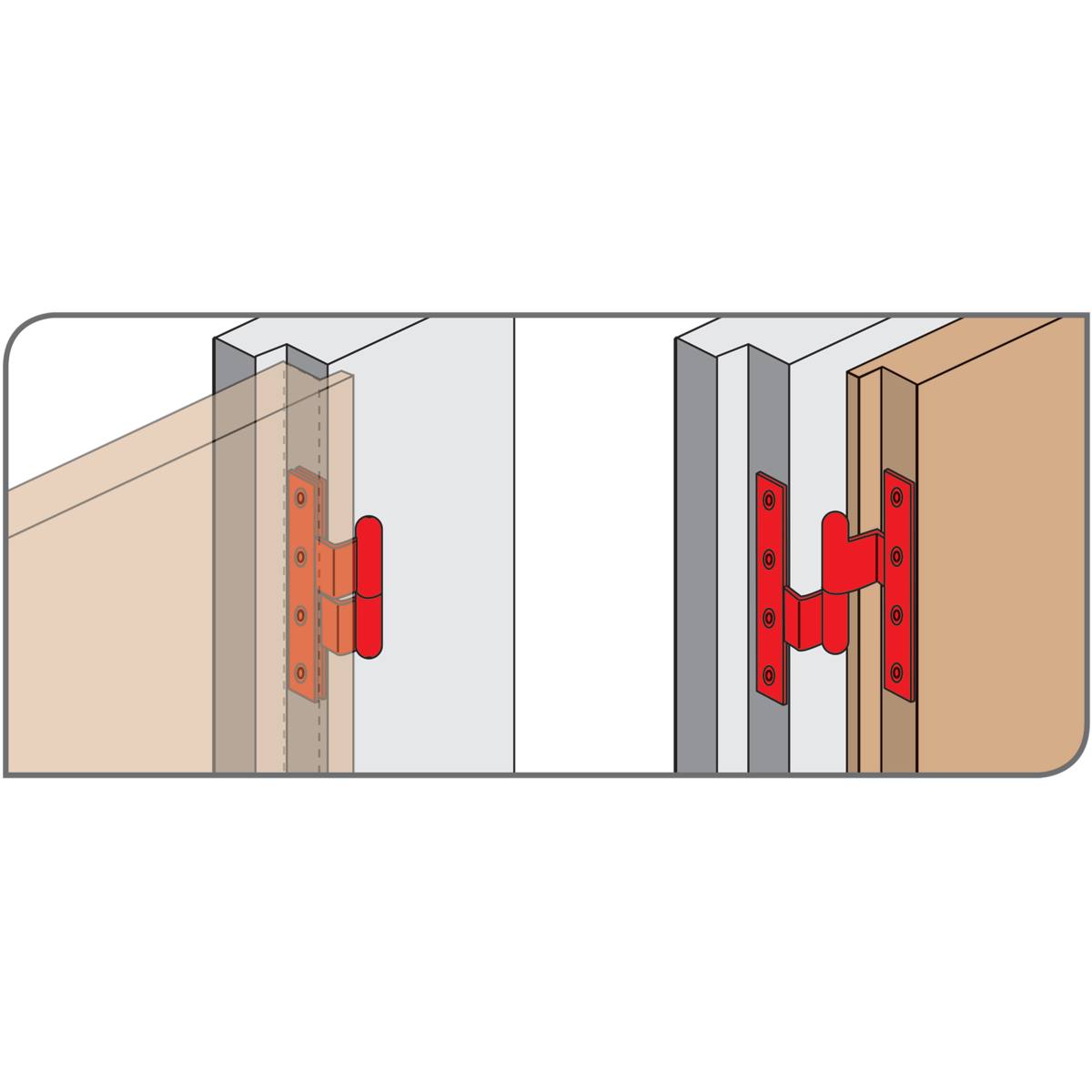 PAUMELLE PICARDE COUDÉE 160x80x100 DROITE