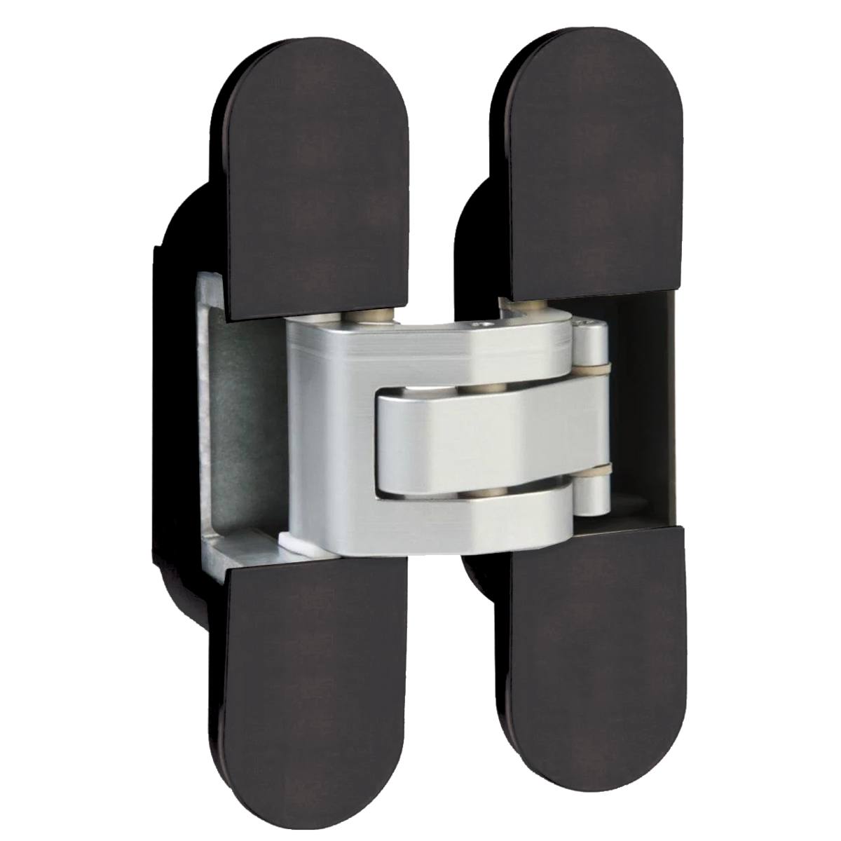 CHARNIÈRE INVISIBLE RÉGLABLE 95x23 60kg NOIR MAT