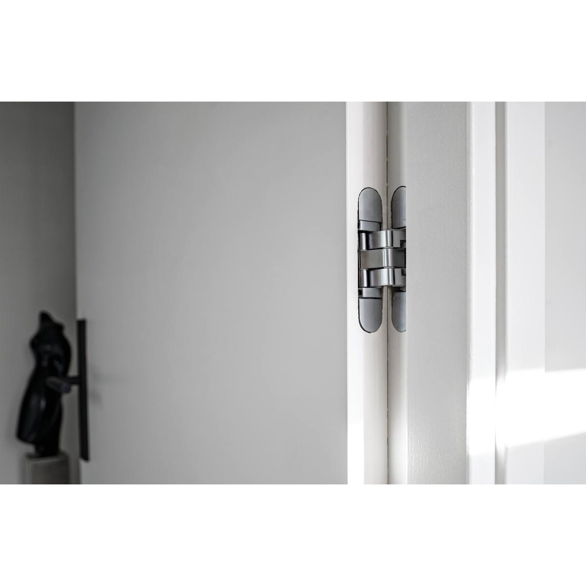 CHARNIÈRE INVISIBLE 3D 120x25 ENCASTREMENT 30 MM CHROMÉ MAT