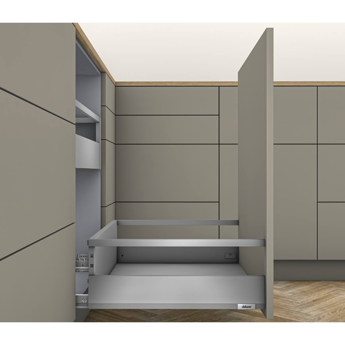 Kit de fixation sur porte pour poubelles tiroir Accessoires de cuisine
