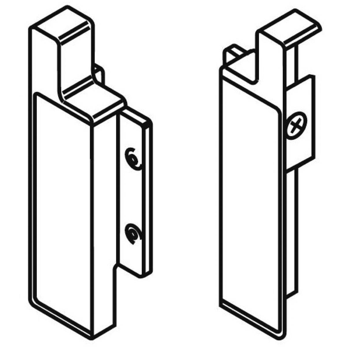 ATTACHE-FAÇADE METABOX H À L'ANGLAISE
