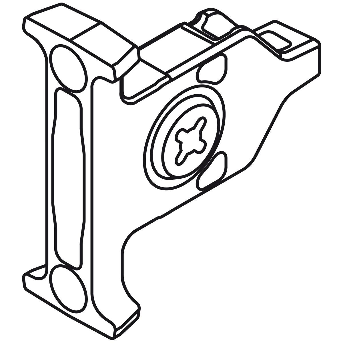 ATTACHE-FAÇADE À VISSER POUR TANDEMBOX