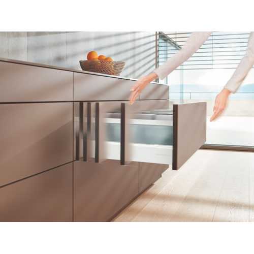 COULISSE TANDEMBOX 65 KG - 550 MM AVEC TIP-ON ET BLUMOTION