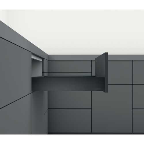 TIROIR LÉGRABOX M BLUMOTION LOOK CARBONE 40 KG / L 500 MM