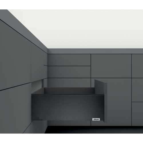 TIROIR LÉGRABOX PURE C BLUMOTION LOOK CARBONE 40 KG / L 600 MM