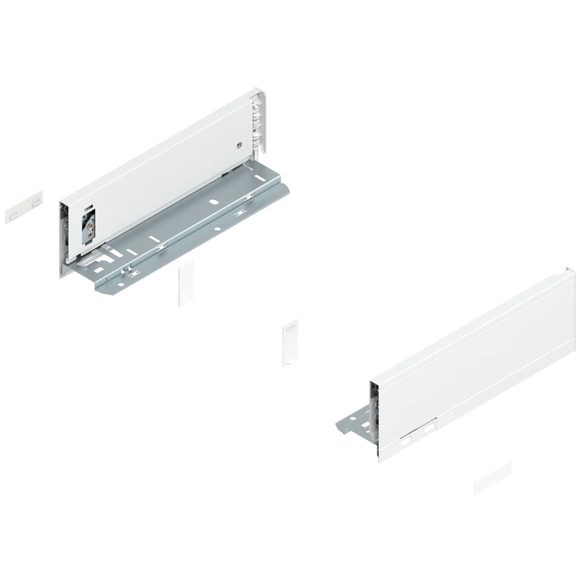 CÔTÉS DE TIROIR LÉGRABOX 450 MM BLANC SOIE