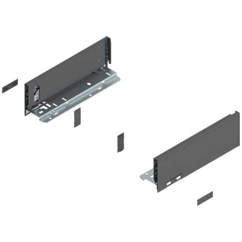 CÔTÉS DE TIROIR LÉGRABOX 550 MM GRIS ORION