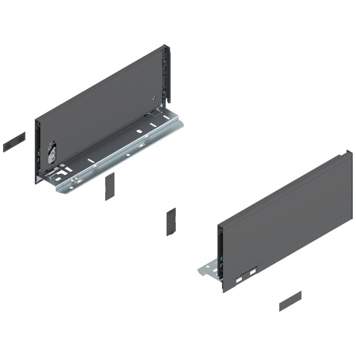 CÔTÉS LEGRABOX PURE GRIS ORION MAT K 350 mm