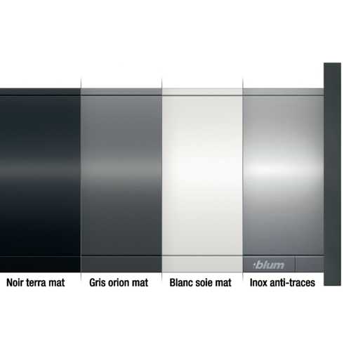 COTE LEGRABOX PURE BLANC SOIE MAT D+G HAUTEUR M (90,5 mm) 450 mm