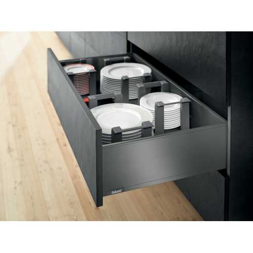 RANGE-ASSIETTES AMBIA-LINE GRIS ORION