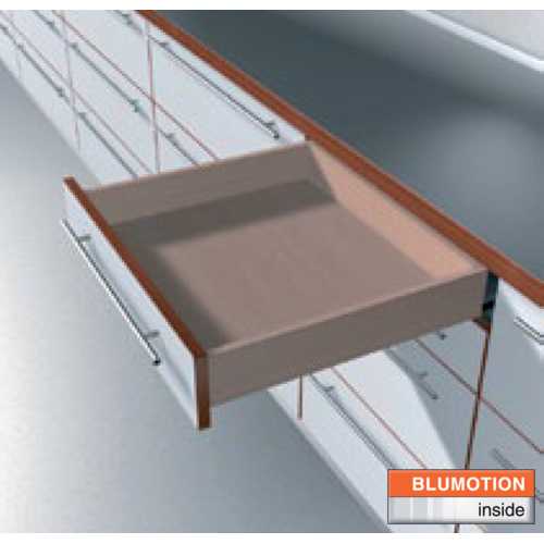 COULISSE TANDEM 400 MM SORTIE TOTALE AVEC BLUMOTION