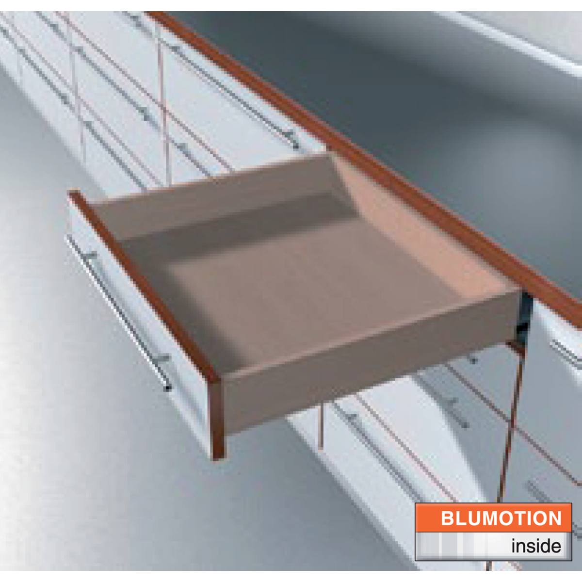 COULISSE TANDEM 400 MM SORTIE TOTALE AVEC BLUMOTION