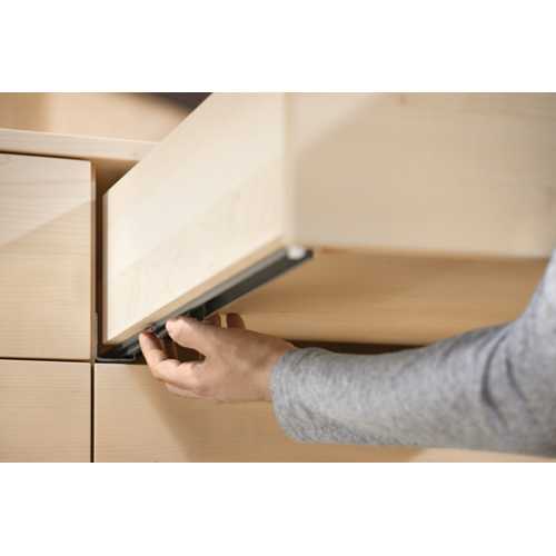 COULISSE SORTIE TOTALE TANDEM 30 KG/600mm AVEC TIP-ON