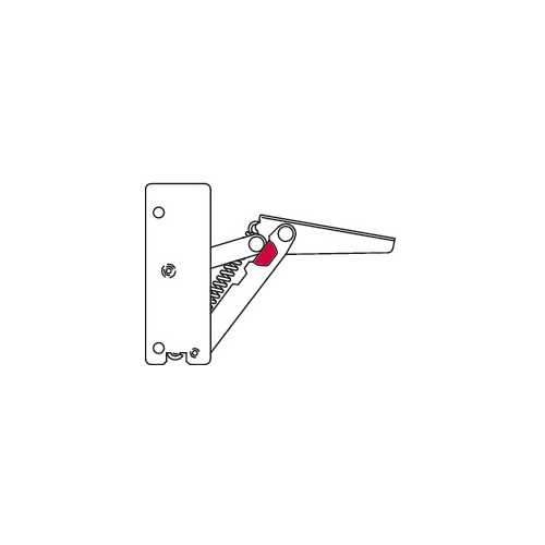 FERRURE DROITE POUR PORTE RELEVABLE