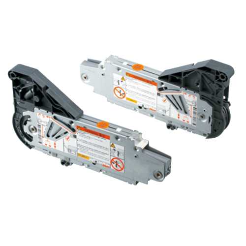 PAIRE DE 2 RÉSERVOIRS DE FORCE POUR AVENTOS HL POUR PORTE RELEVABLE PARALLÈLE