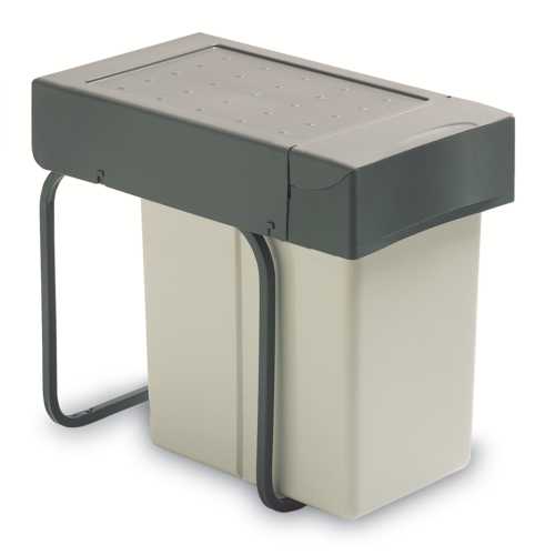 POUBELLE 20L GRISE