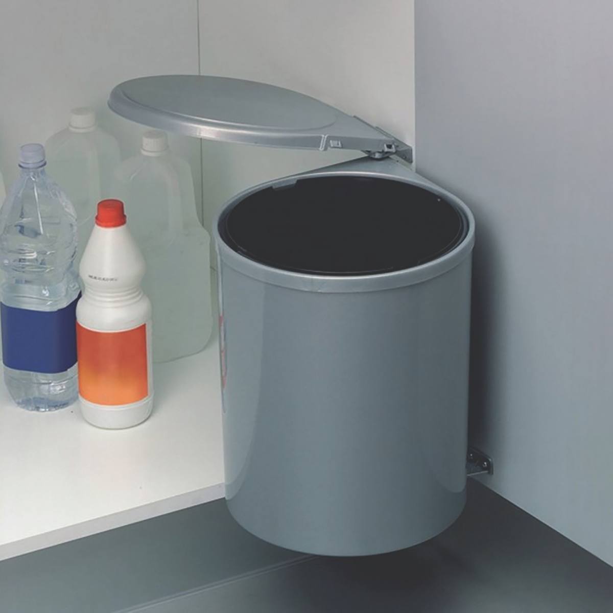 POUBELLE ÉCONOMIQUE 13 L GRISE