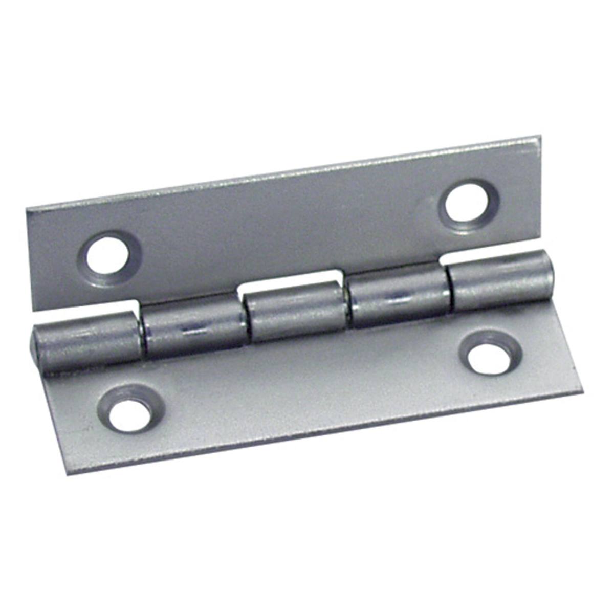 CHARNIÈRE RECTANGLE ACIER DÉCAPÉ 25 x 18 MM