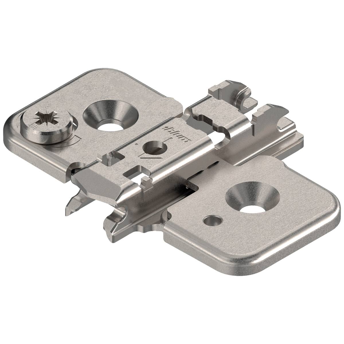 EMBASE CROIX À VISSER RÉGLAGE EXCENTRIQUE H= 8.5 mm