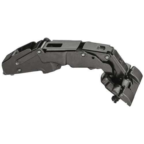 CHARNIÈRE CLIP TOP BLUMOTION INSERTA 155° SEMI-APPLIQUE NOIR ONYX